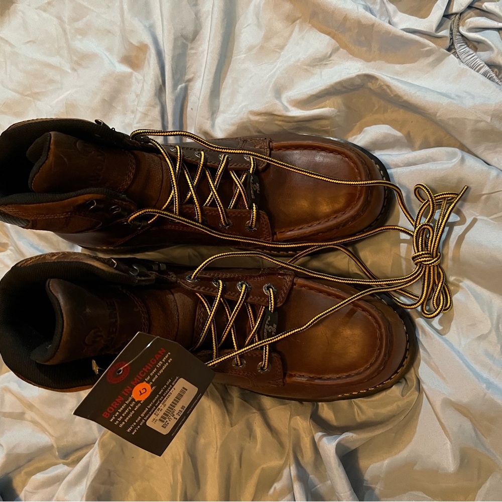 Wolverine composite toe work boots